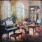 Unknown musical instruments painting